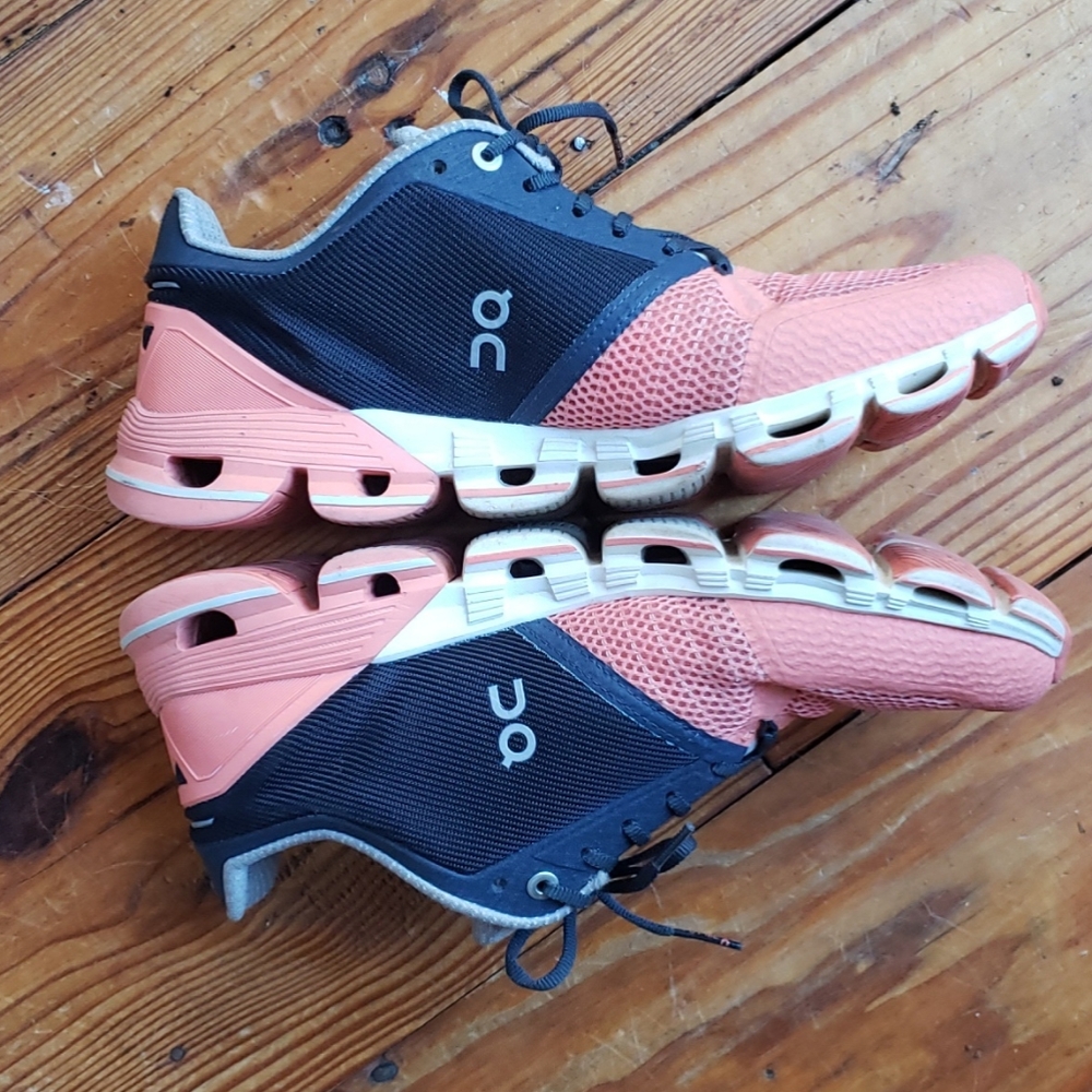 ON CloudFlyer Salmon Ink Running Shoes